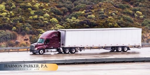 Truck Driving on Highway