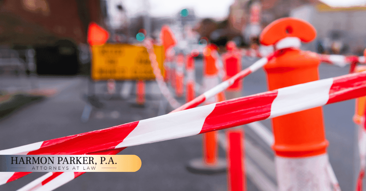 construction zone car accident driving tips for injured what to do after injury