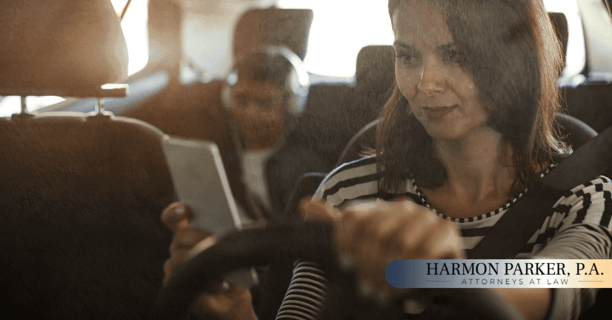 distracted driving cellphone usage children in car unsafe